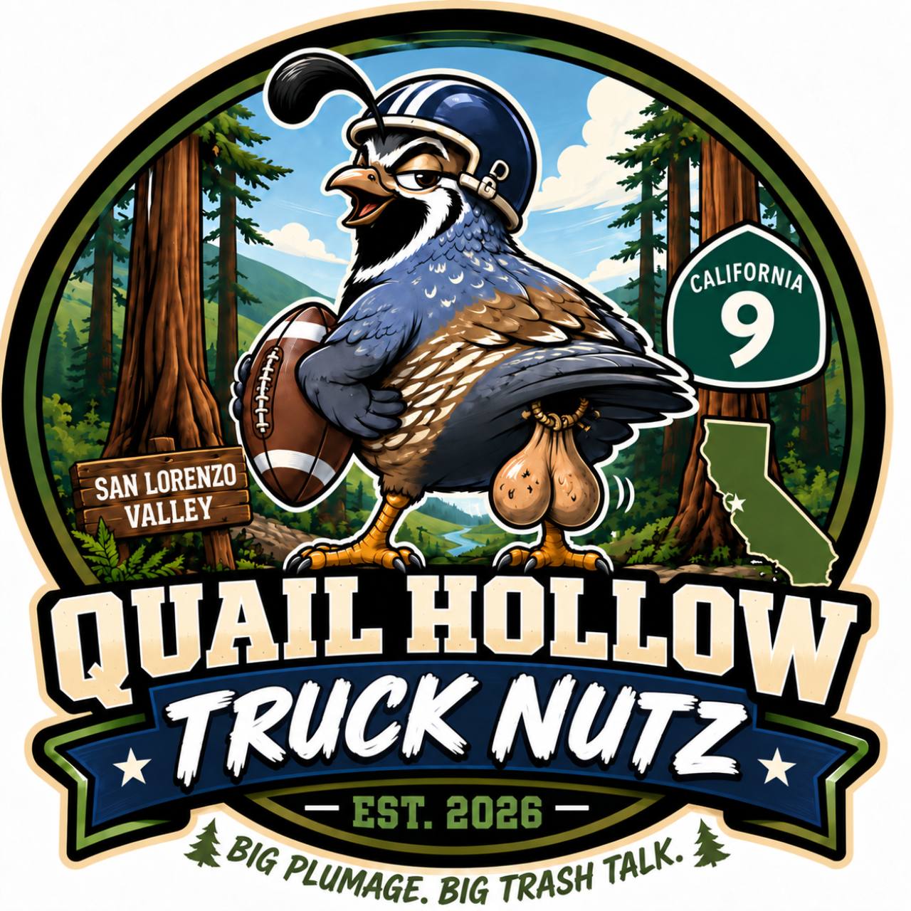 Quail Hollow Truck Nutz league logo